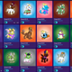 Three rows of randomly generated Neopets NFTs, mostly ugly.